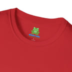 Woman's Plain Tee - Brain Frog Woman's Softstyle Plain T-Shirt - 100% Cotton / Cotton Blend - White / Black / Navy / Grey - 12 colours available