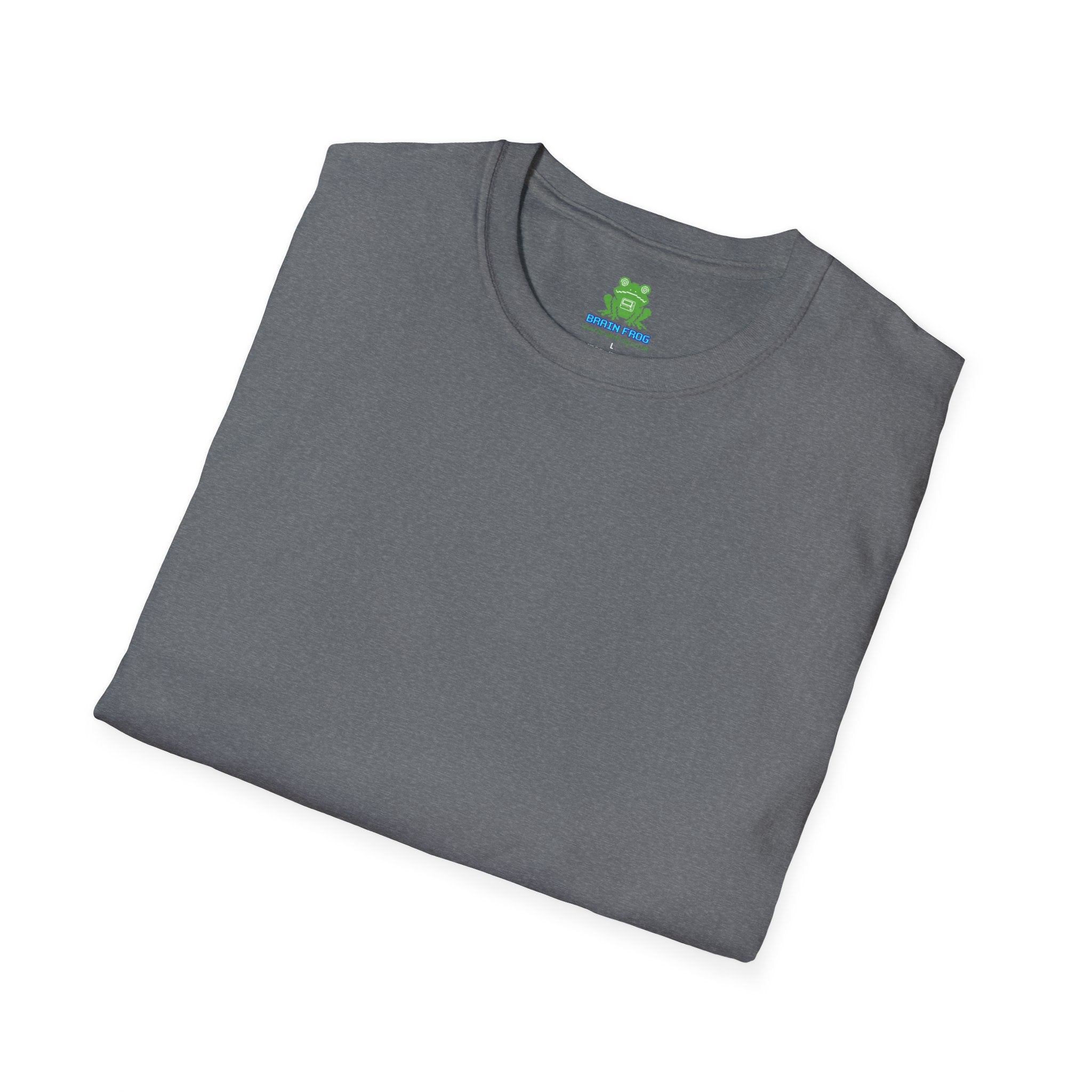 Men's Plain Tee - Brain Frog Men's Softstyle Plain T-Shirt - 100% Cotton / Cotton Blend - Colour Set One (16 Colours)