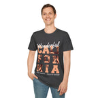 California Palm Photo Tee - Vintage Sunset Graphic T-Shirt - 100% Cotton
