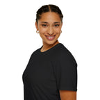Woman's Plain Tee - Brain Frog Woman's Softstyle Plain T-Shirt - 100% Cotton / Cotton Blend - White / Black / Navy / Grey - 12 colours available