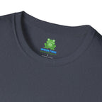 Woman's Plain Tee - Brain Frog Woman's Softstyle Plain T-Shirt - 100% Cotton / Cotton Blend - White / Black / Navy / Grey - 12 colours available