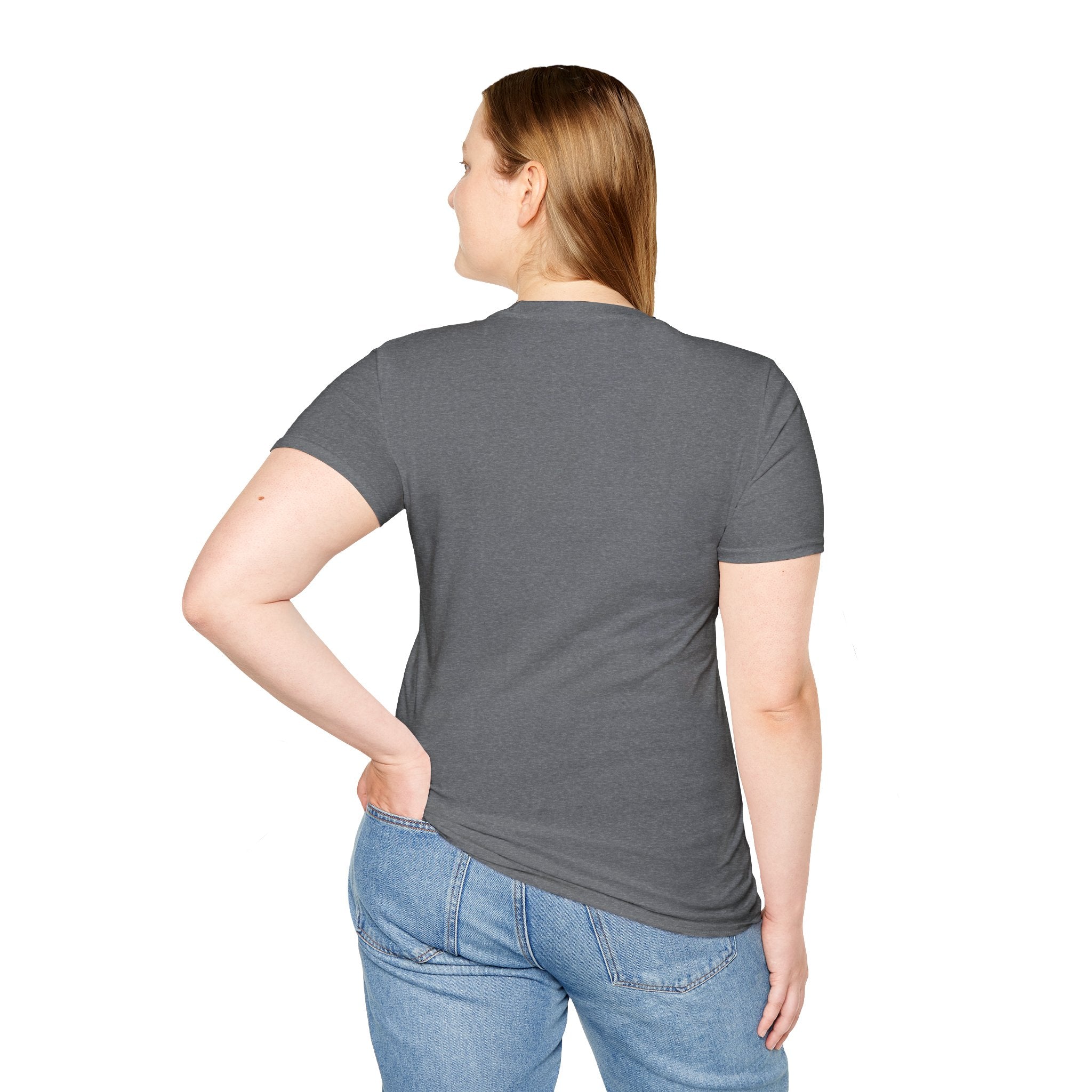 Woman's Plain Tee - Brain Frog Woman's Softstyle Plain T-Shirt - 100% Cotton / Cotton Blend - White / Black / Navy / Grey - 12 colours available