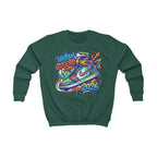 Kids Sweatshirt - Urban Legend 2026 Graffiti Sneaker Crewneck - Cotton Mix