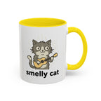 Smelly Cat Guitar Cat Accent Coffee Mug – Funny Friends Sitcom Cat Lover Gift