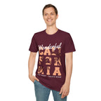California Palm Photo Tee - Vintage Sunset Graphic T-Shirt - 100% Cotton