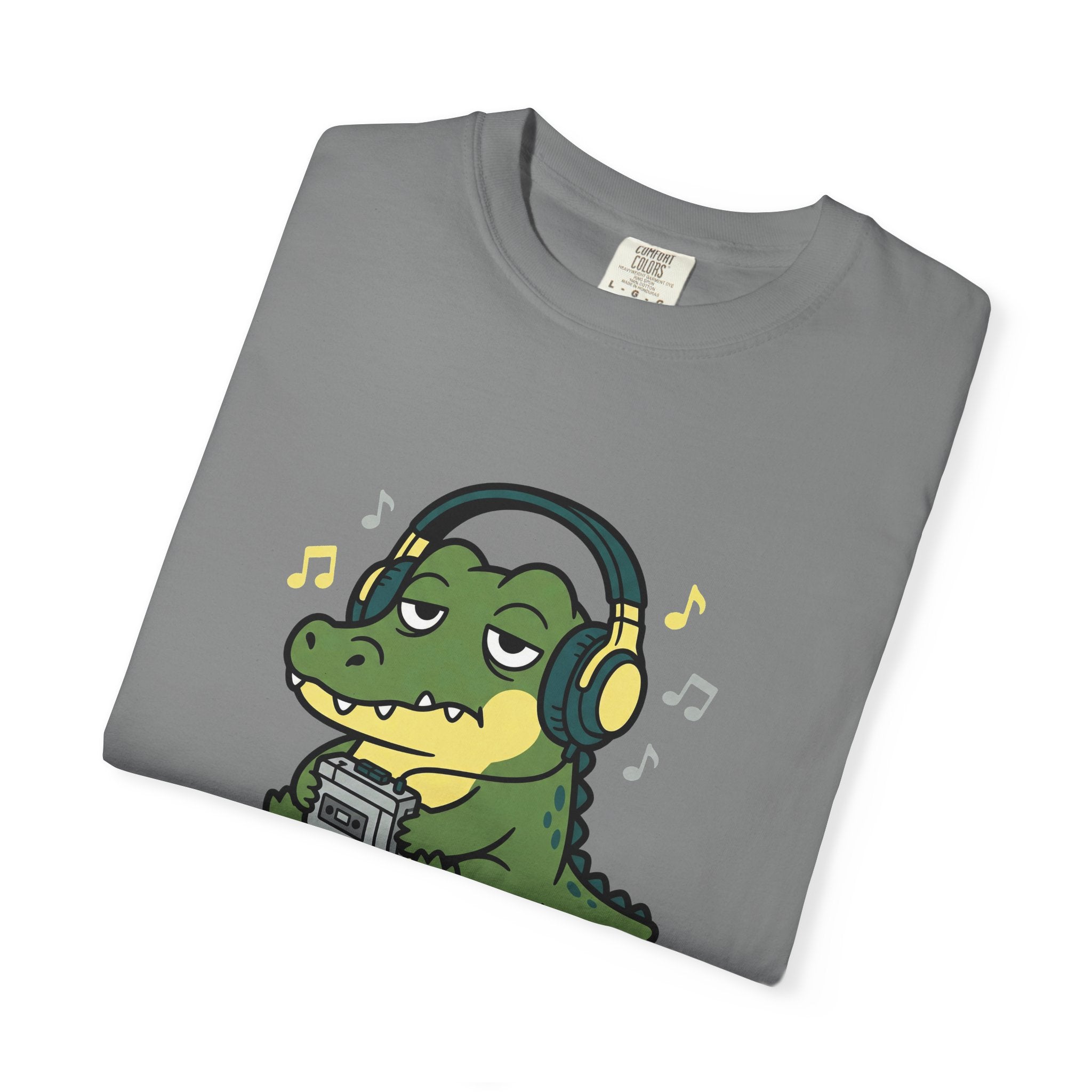 Just Vibing, Mostly Crocodile T-Shirt - 100% Cotton