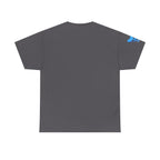 Blue Skeleton Cat Graphic Tee - Cute Creepy Kitty Shirt - 100% Cotton