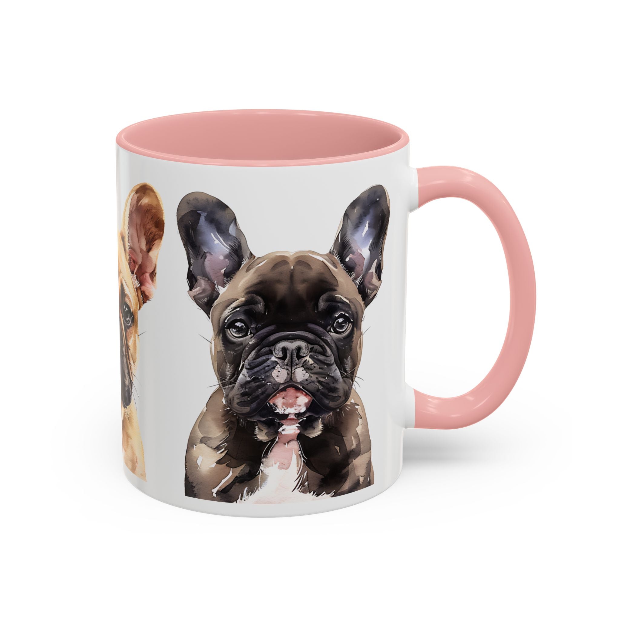 French Bulldog Accent Coffee Mug – Cute Pet Portraits (11/15 oz)