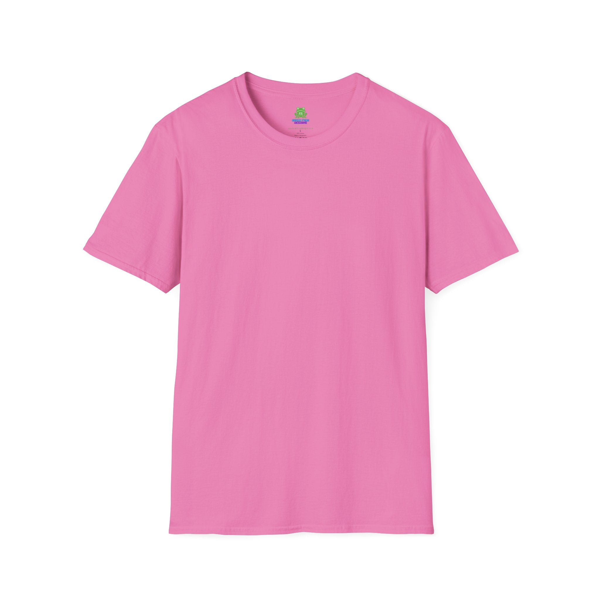 Woman's Plain Tee - Brain Frog Woman's Softstyle Plain T-Shirt - 100% Cotton / Cotton Blend - Colour Set Two (17 Colours)