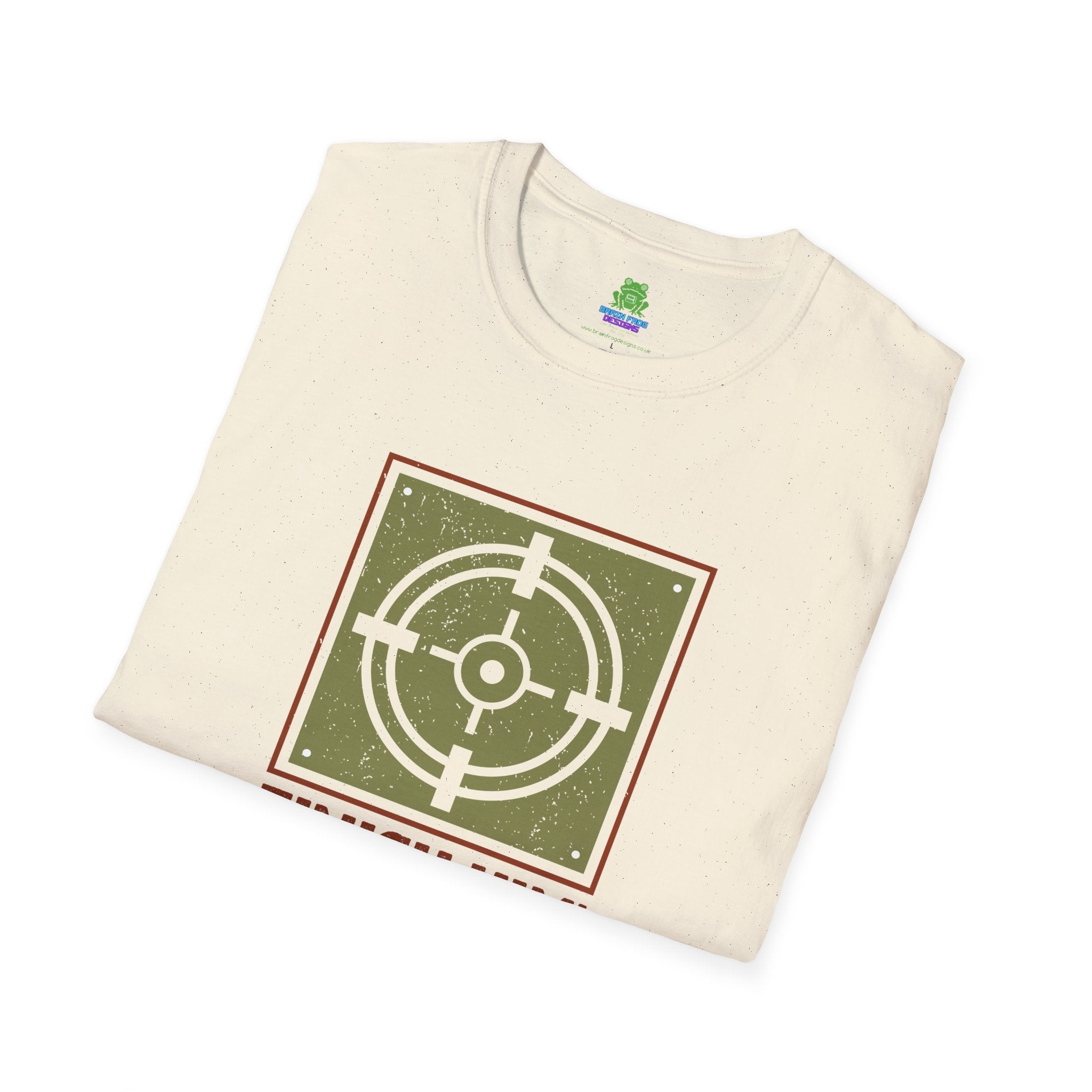 Finish Him! Gamer Target Graphic T‑Shirt - 100% Cotton / Cotton Blend