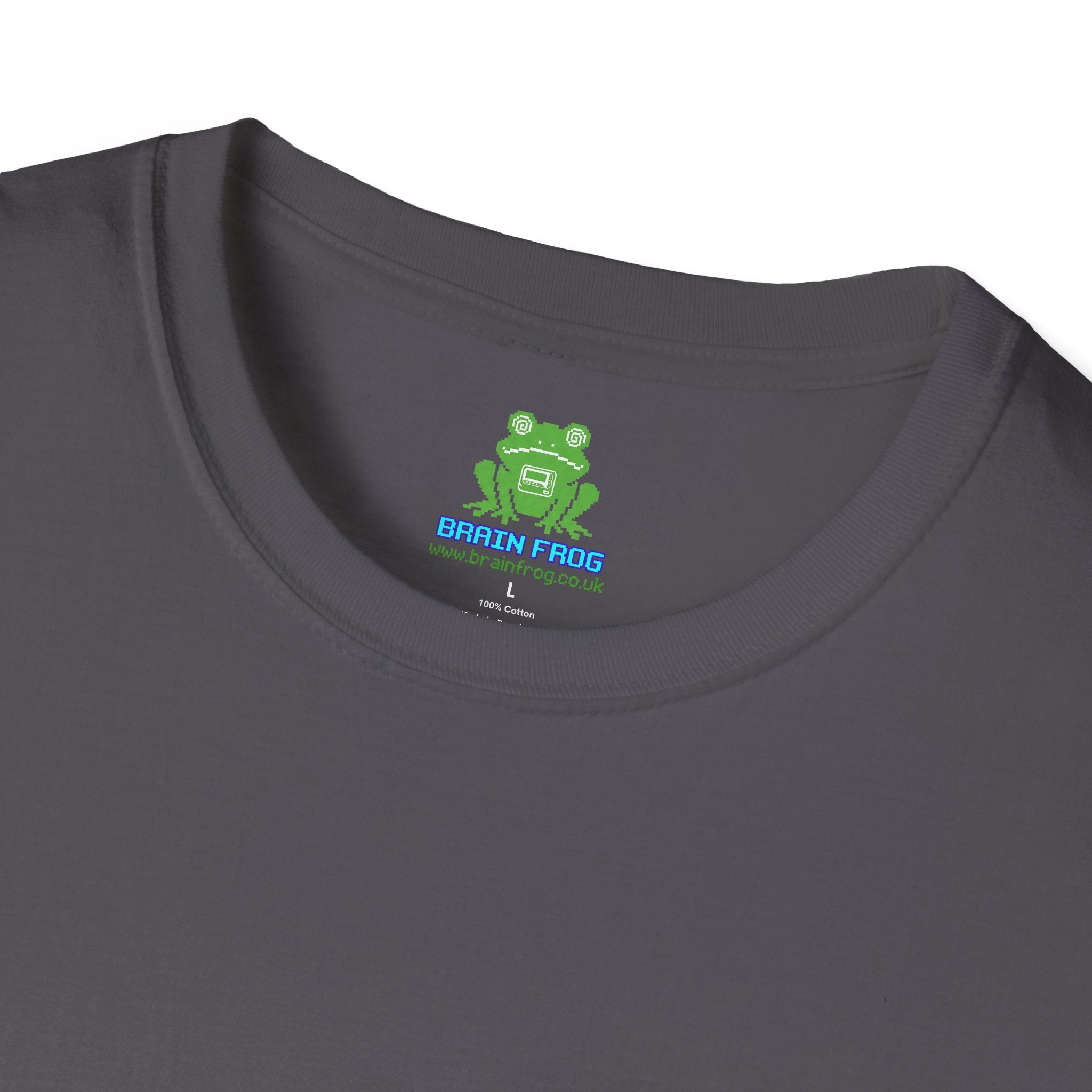 Men's Plain Tee - Brain Frog Men's Softstyle Plain T-Shirt - 100% Cotton / Cotton Blend - Colour Set One (16 Colours)