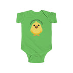 Infant Bodysuit - "Mummy's Little Chick" Cute Yellow Chick Baby Onesie - 100% Cotton
