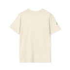 Brain Frog Design Signature T-Shirt - Small Green Brain Frog Logo Tee (Front Chest & Sleeve) - 100% Cotton