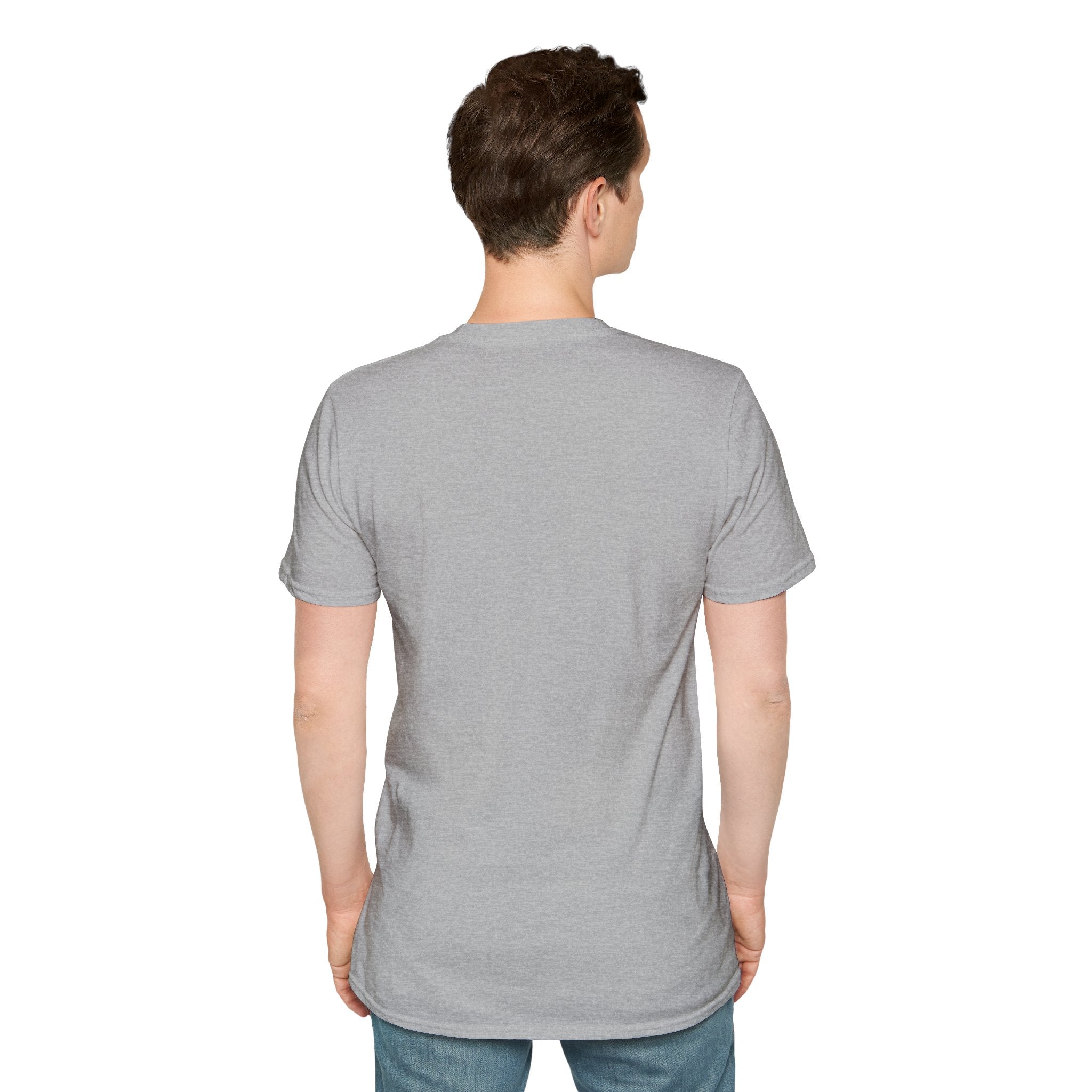 Men's Plain Tee - Brain Frog Men's Softstyle Plain T-Shirt - 100% Cotton / Cotton Blend