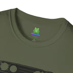 Defender Off-Road Shirt - "Custom Defender" Graphic 4x4 Adventure Tee - 100% Cotton / Cotton Blend