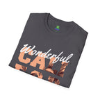 California Palm Photo Tee - Vintage Sunset Graphic T-Shirt - 100% Cotton