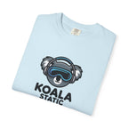 Koala Static Headphones Tee — Retro 90s Chill Graphic T-Shirt - 100% Cotton