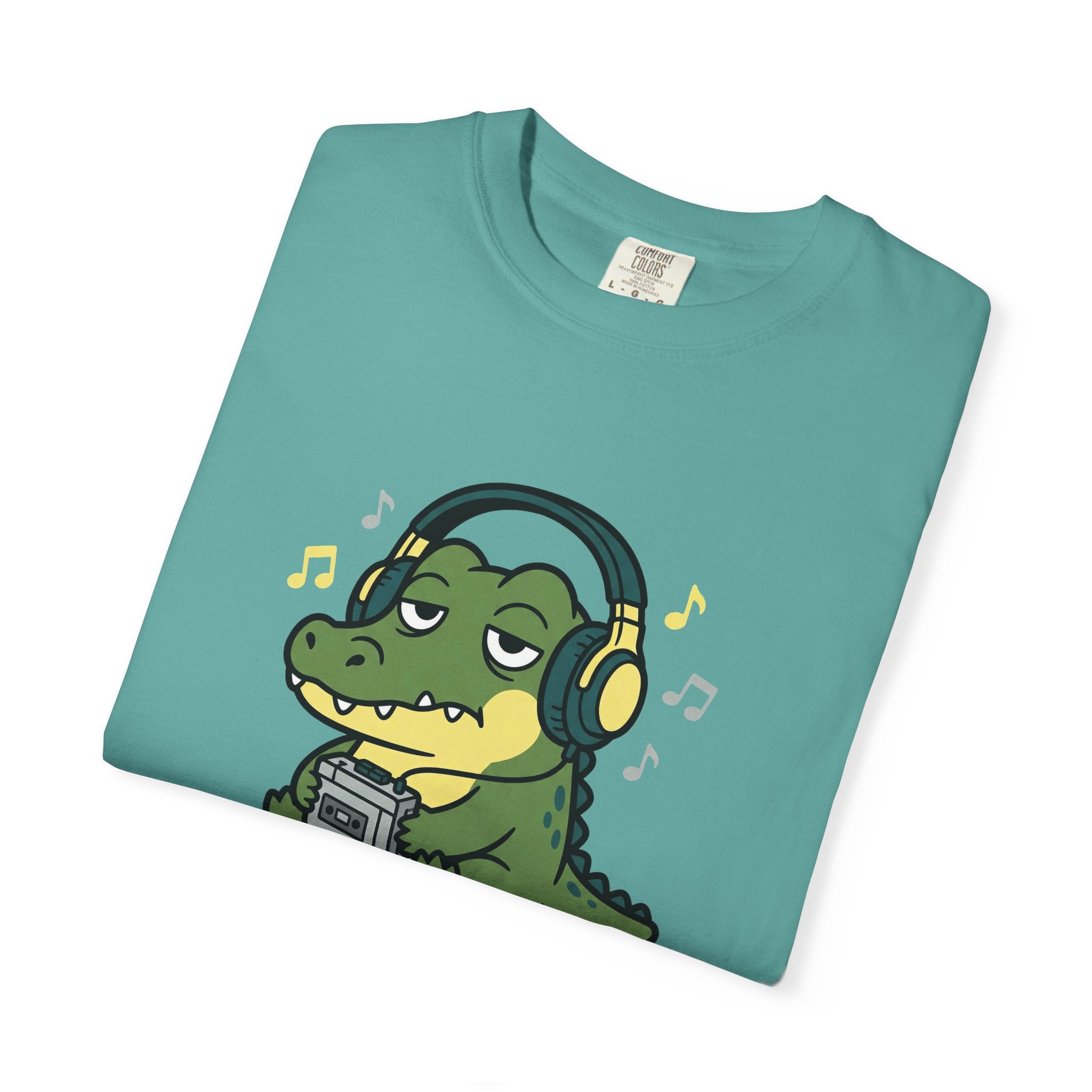 Just Vibing, Mostly Crocodile T-Shirt - 100% Cotton