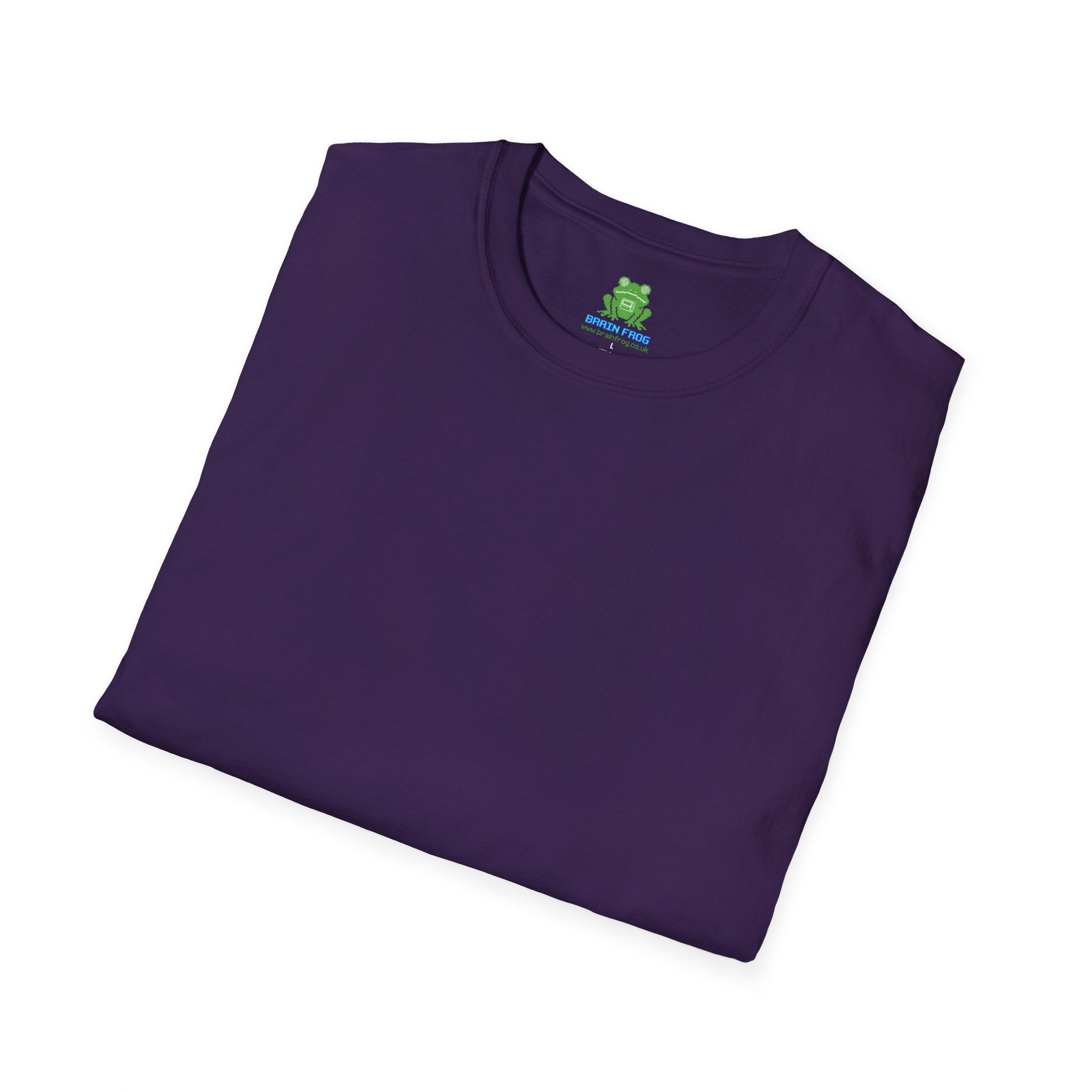 Woman's Plain Tee - Brain Frog Woman's Softstyle Plain T-Shirt - 100% Cotton / Cotton Blend - Colour Set Two (17 Colours)