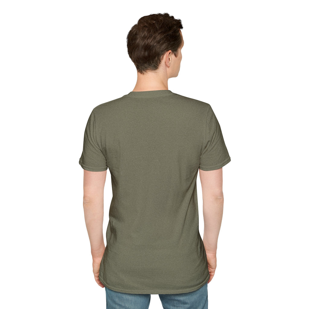 Men's Plain Tee - Brain Frog Men's Softstyle Plain T-Shirt - 100% Cotton / Cotton Blend