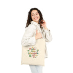 'Maybe later, but probably not' Cotton Canvas Tote Bag