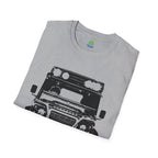 Defender Off-Road Shirt - "Custom Defender" Graphic 4x4 Adventure Tee - 100% Cotton / Cotton Blend