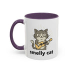 Smelly Cat Guitar Cat Accent Coffee Mug – Funny Friends Sitcom Cat Lover Gift