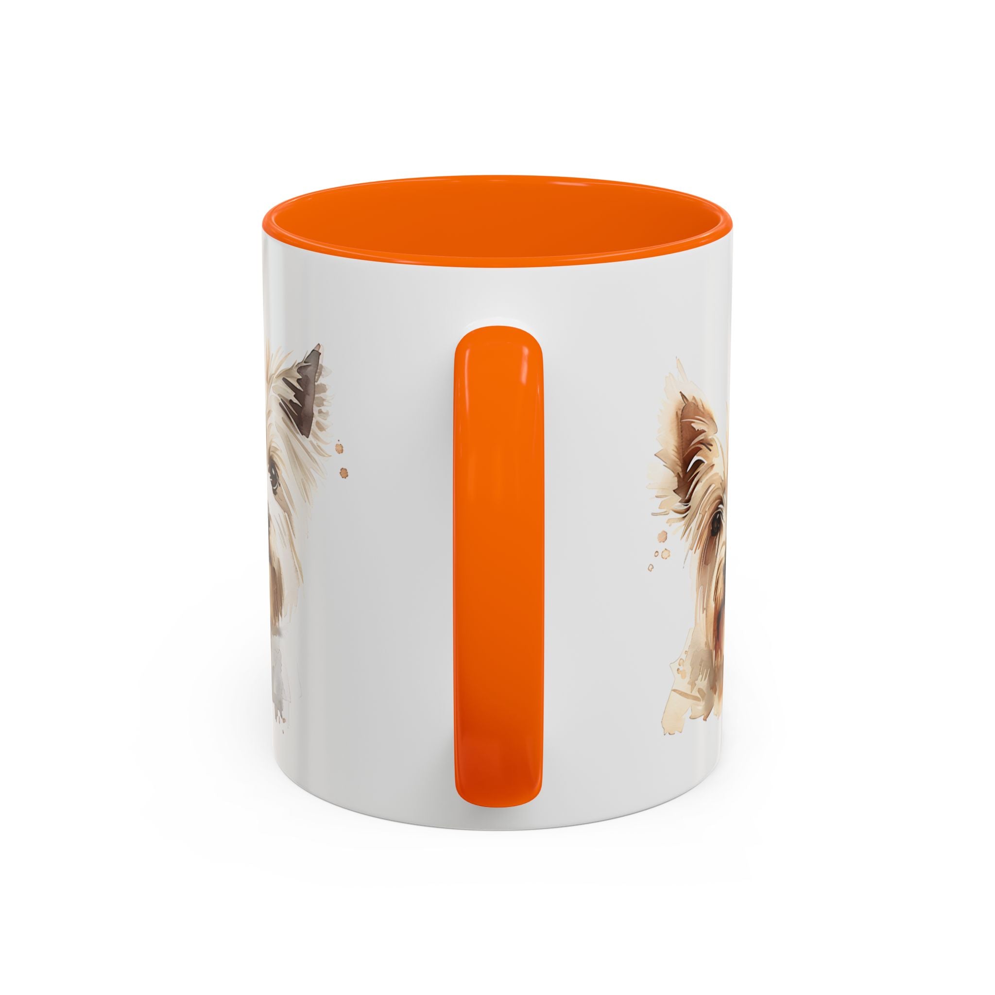 Westie Watercolor Accent Coffee Mug - Cute West Highland Terrier Dog Lover Gift (11/15oz)