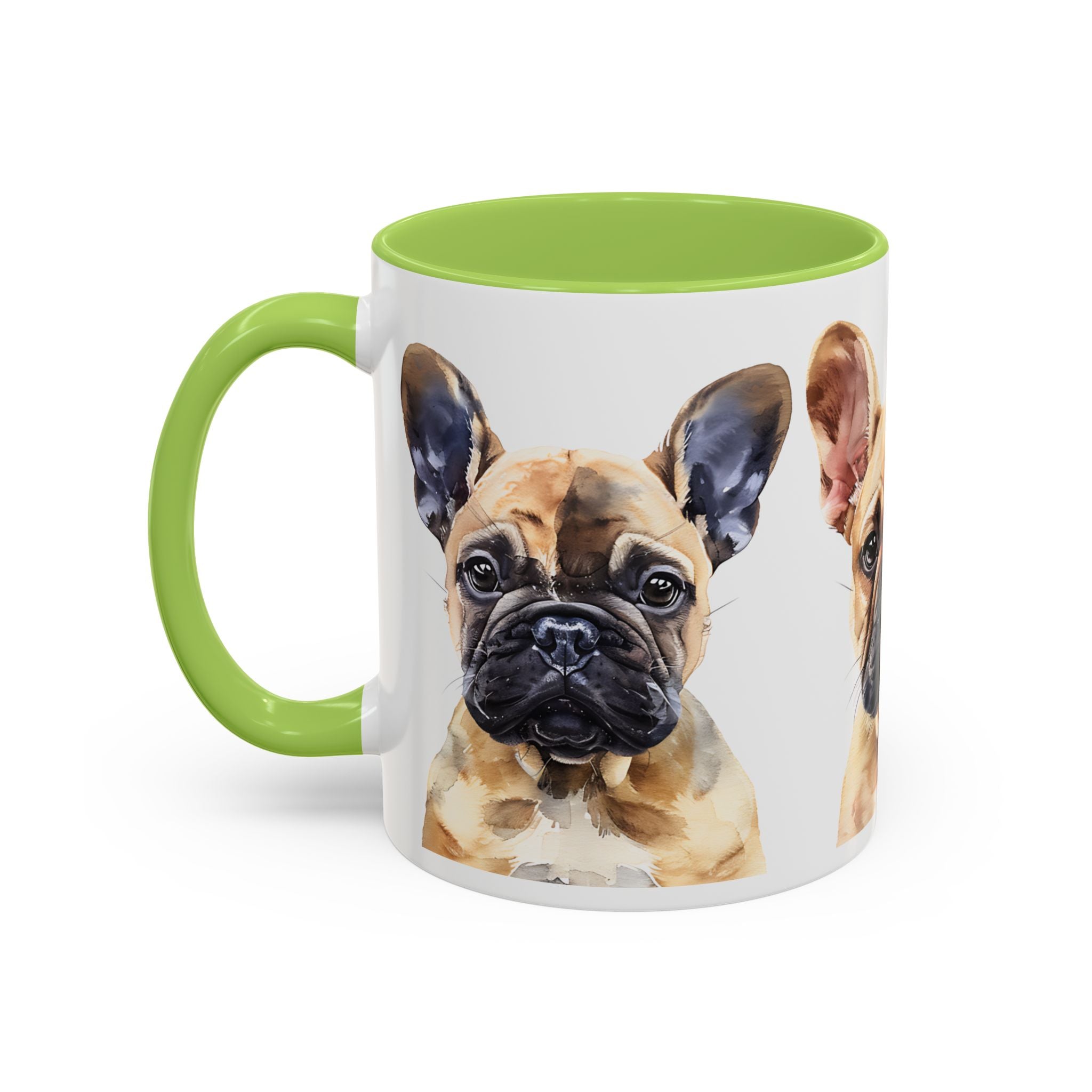 French Bulldog Accent Coffee Mug – Cute Pet Portraits (11/15 oz)