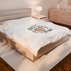 'Maybe later, but probably not' Velveteen Plush Blanket