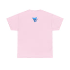 Blue Skeleton Cat Graphic Tee - Cute Creepy Kitty Shirt - 100% Cotton