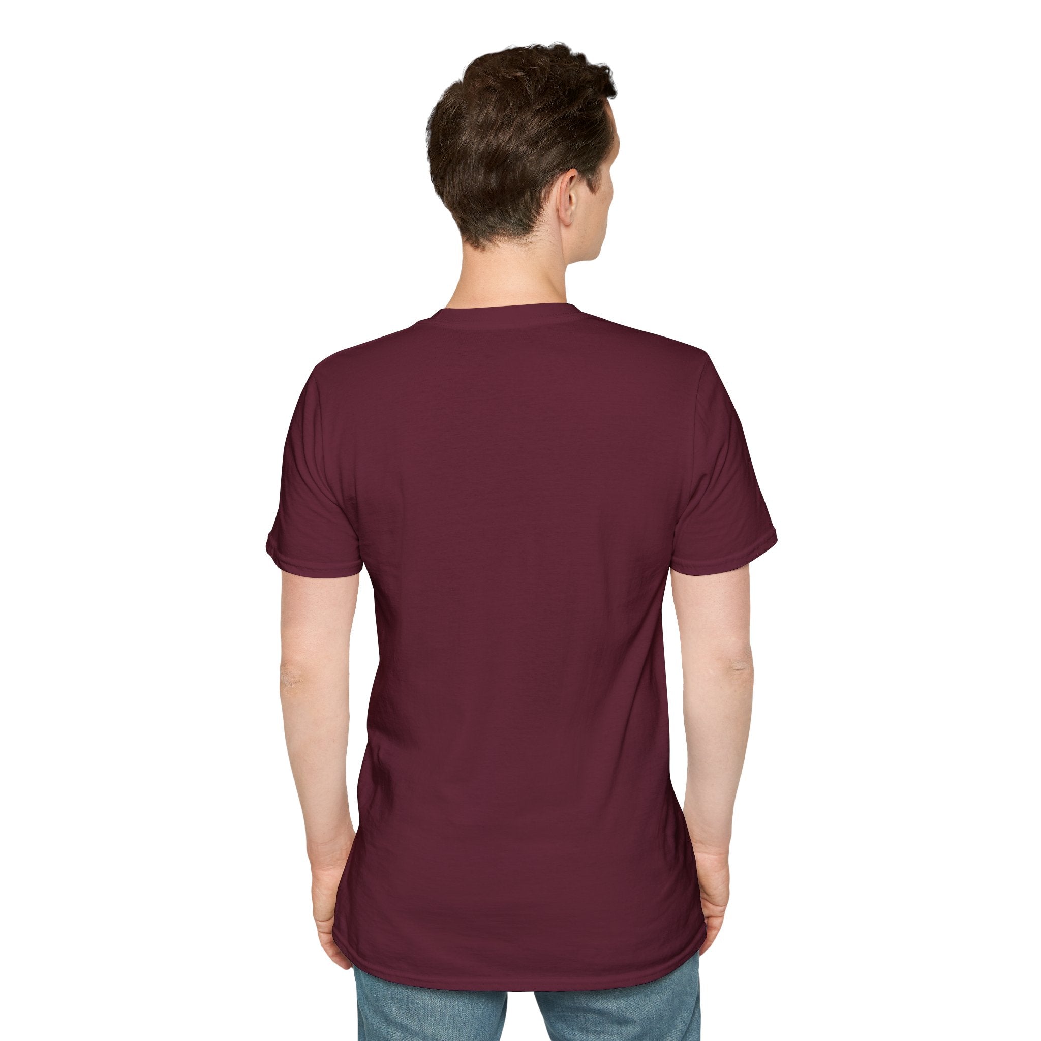Men's Plain Tee - Brain Frog Men's Softstyle Plain T-Shirt - 100% Cotton / Cotton Blend - Colour Set One (16 Colours)
