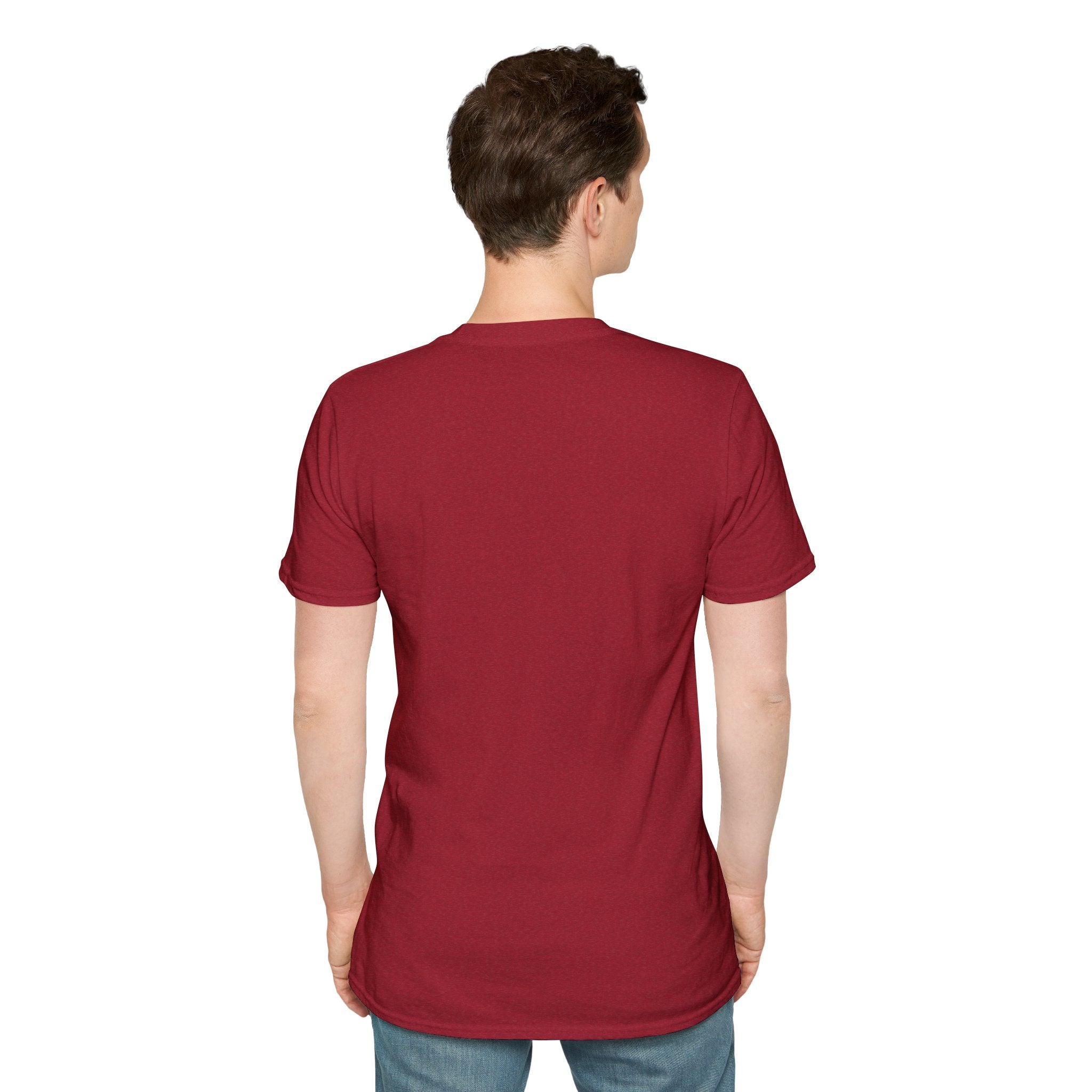 Men's Plain Tee - Brain Frog Men's Softstyle Plain T-Shirt - 100% Cotton / Cotton Blend - Colour Set One (16 Colours)