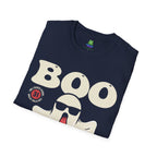 Boo Crew Halloween T-Shirt - Cool Ghost Graphic Tee - 100% Cotton / Cotton Blend