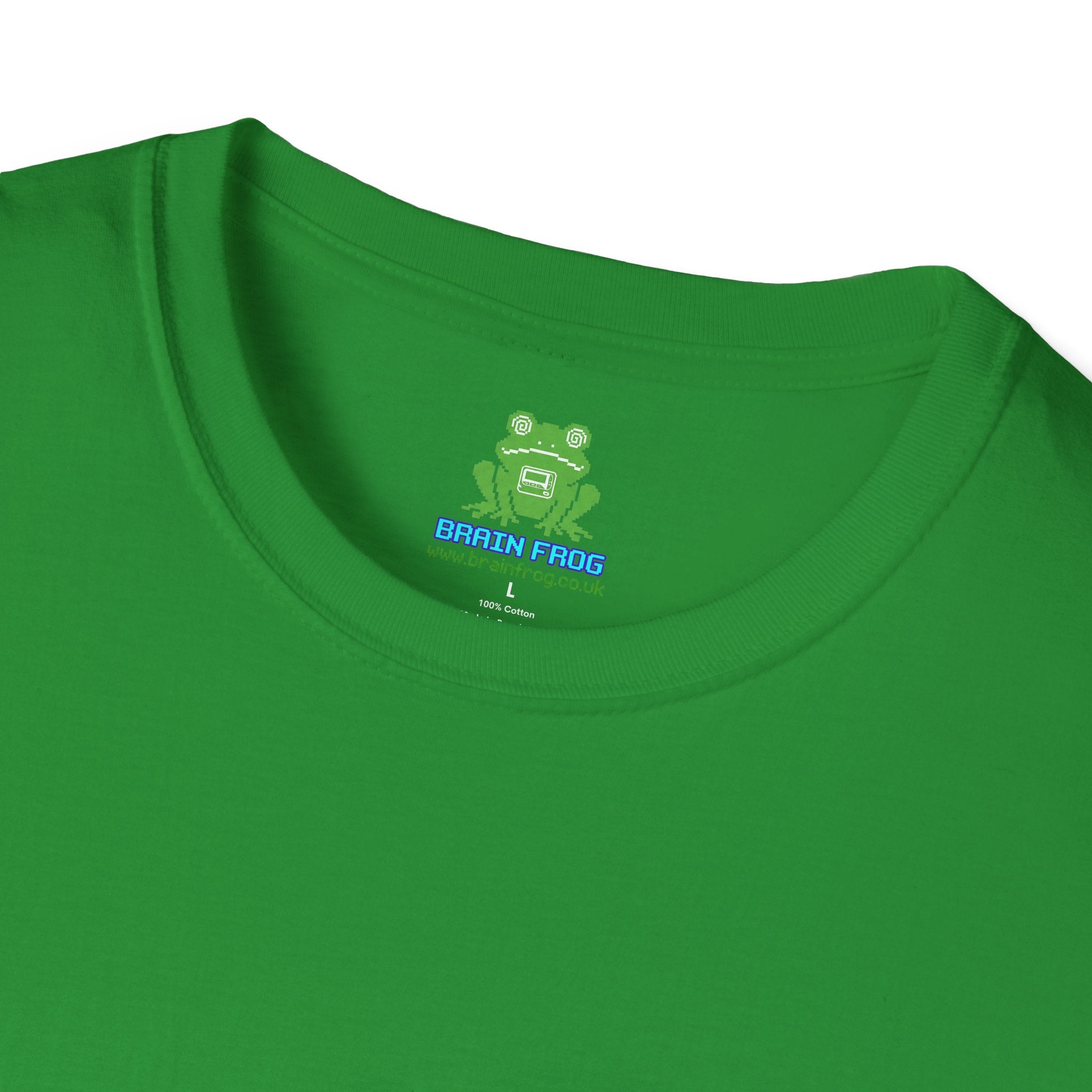 Woman's Plain Tee - Brain Frog Woman's Softstyle Plain T-Shirt - 100% Cotton / Cotton Blend - Colour Set Two (17 Colours)