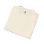Woman's Plain Tee - Brain Frog Woman's Softstyle Plain T-Shirt - 100% Cotton / Cotton Blend - White / Black / Navy / Grey - 12 colours available