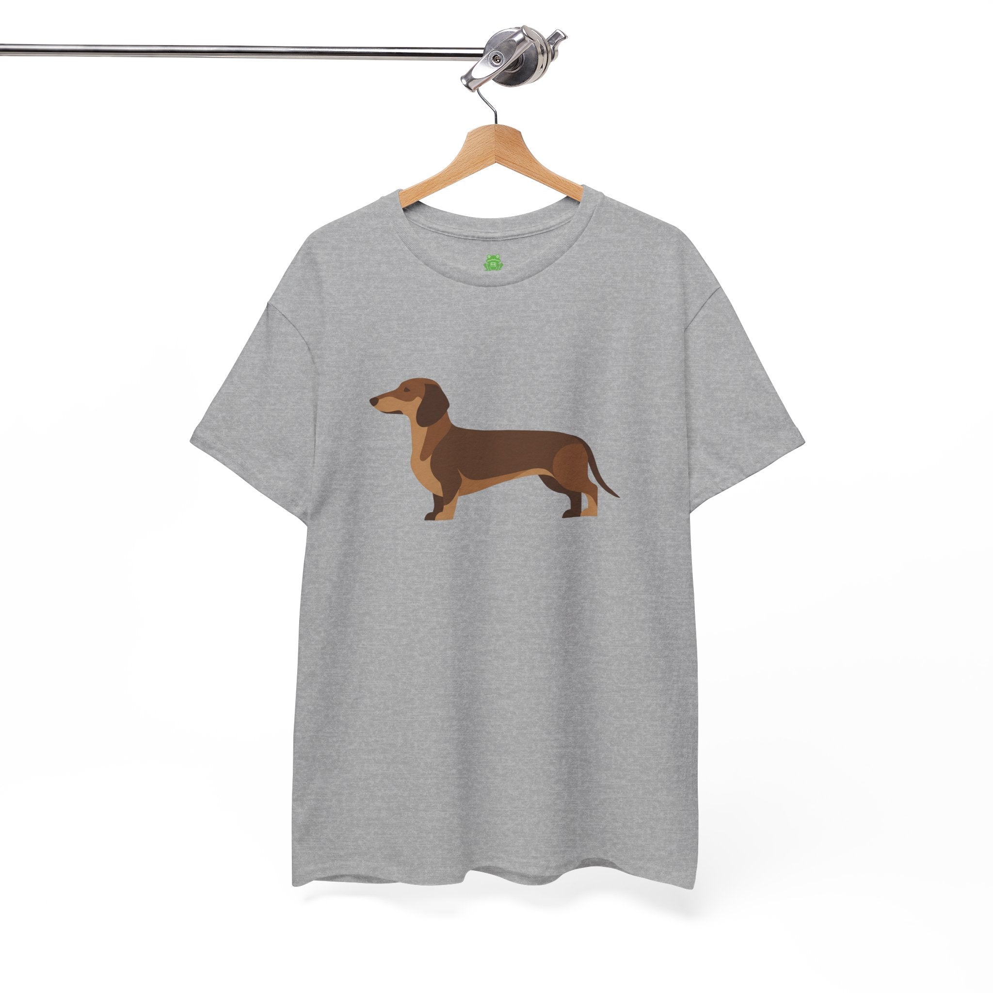 Dachshund Dog T‑Shirt — Cute Brown Sausage Dog Graphic Tee - 100% Cotton