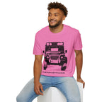 Defender Off-Road Shirt - "Custom Defender" Graphic 4x4 Adventure Tee - 100% Cotton / Cotton Blend