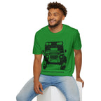 Defender Off-Road Shirt - "Custom Defender" Graphic 4x4 Adventure Tee - 100% Cotton / Cotton Blend