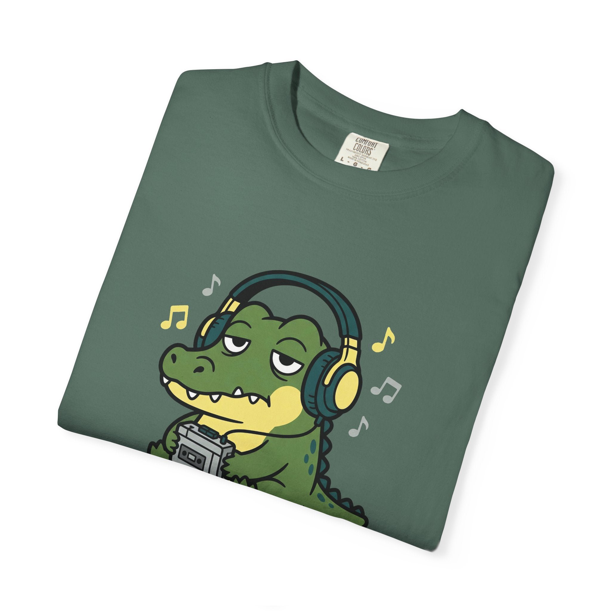 Just Vibing, Mostly Crocodile T-Shirt - 100% Cotton
