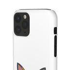 Phone Case — Cute 'for fox sake.' Cartoon Fox Protective Snap Case