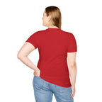 Woman's Plain Tee - Brain Frog Woman's Softstyle Plain T-Shirt - 100% Cotton / Cotton Blend - White / Black / Navy / Grey - 12 colours available